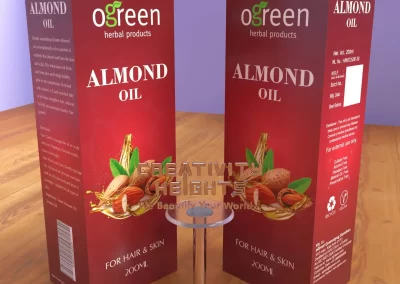Almond Oil Package Design