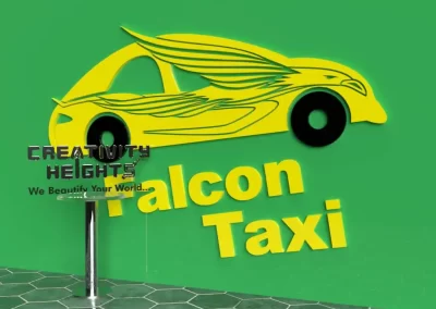Falcon Taxi Logo