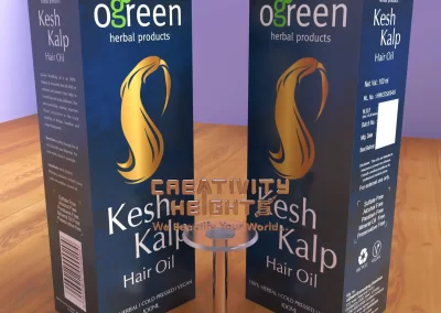 KeshKalp Oil Package Design