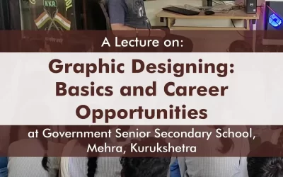 A Guest Lecture at Government Senior Secondary School, Mehra, Kurukshetra.. Topic- Graphic Designing: Basics & Career Opportunities